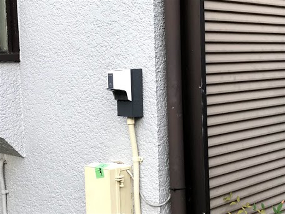 【電気自動車充電器】松戸市　S様邸　WK4422　設置工事